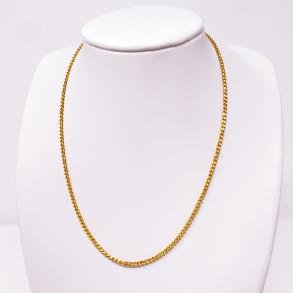 Stainless Steel Gold Chain Necklace - Picture 7 of 7